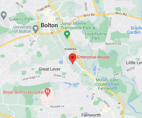 Map and Directions to Bolton Plant Sales
